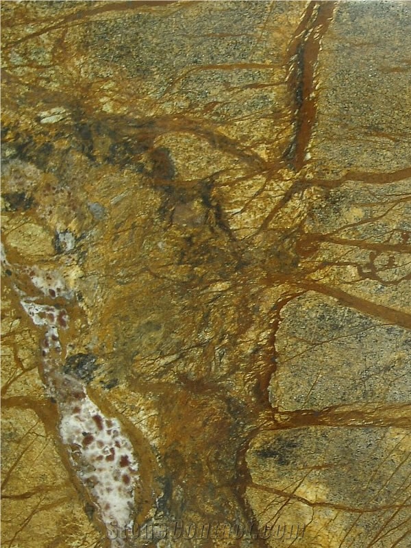 Rainforest Brown Marble Slabs & Tiles