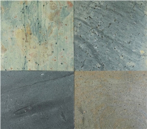 Ocean Green Slate Slabs & Tiles, India Green Slate