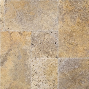 Scabos Versailles Pattern Travertine Tiles