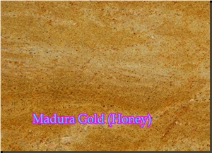 Madura Gold Granite Slabs & Tiles, India Yellow Granite