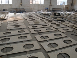 Yellow Granite Bathroom Vanity Tops