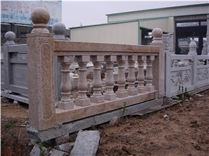 Tianshan Red Granite Balustrade