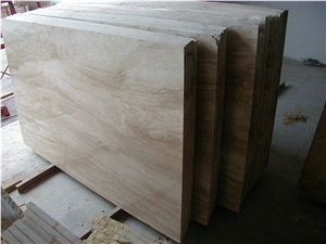 Polished Daino Nuvolato Slabs, Limestone
