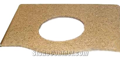 Yellow Granite Vanity Top