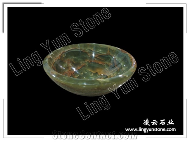 Dark Green Onyx Basin,Sink
