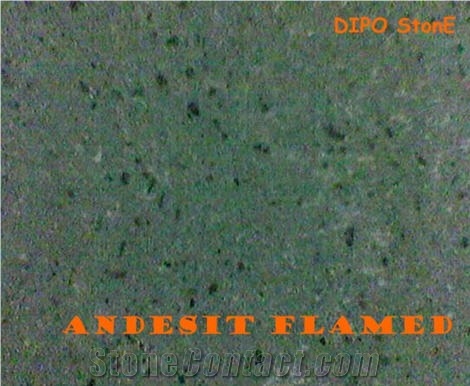 Black Basalt Flamed Slabs & Tiles