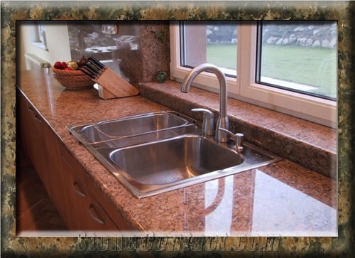 Rosso Multicolor Granite Countertop
