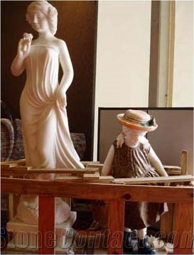 White Marble Sculpture