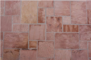 Rosa Quartzite Versailles Pattern