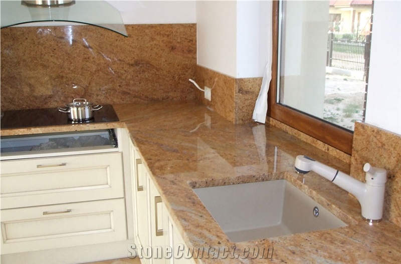 Sivakasi Gold Granite Countertop