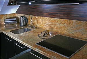 Giallo Vitoria Granite Kitchen Top