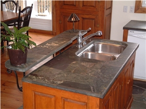 Multicolor Slate Counter Top