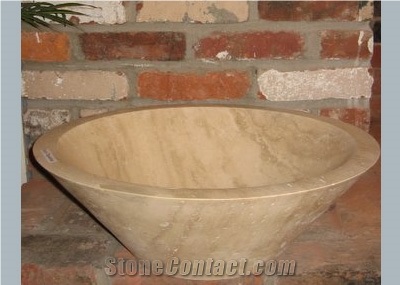 Travertino Romano Beige Travertine Sinks & Basins