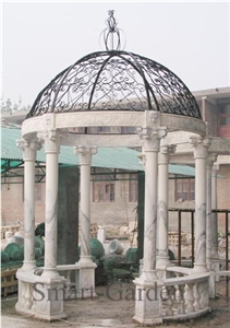 Cremo Delicato White Marble Gazebo