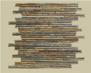 Oyster Beige Slate Mosaic