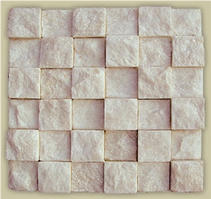 White Quartzite Mosaic Tiles