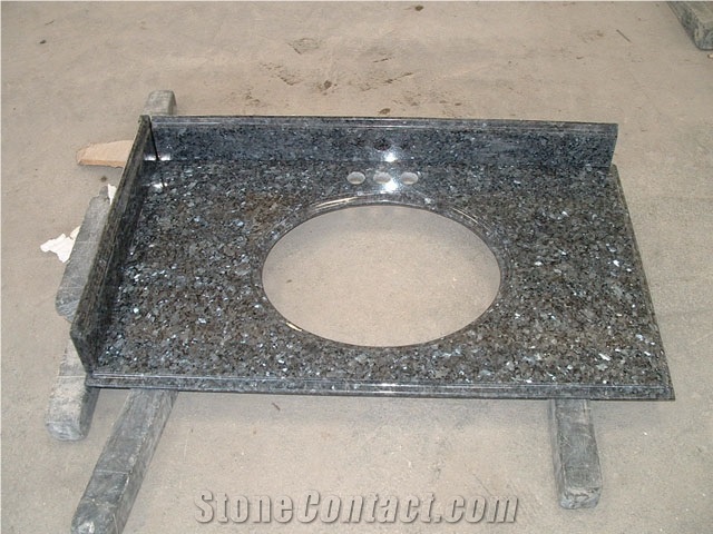 Blue Pearl Vanity Top, Worktop
