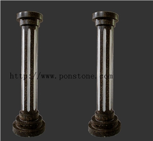 Brown Marble Column