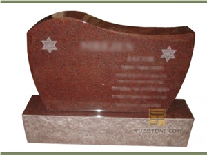 Red Granite Tombstone, Monument