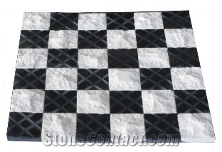 Black and White Marble Mosaic