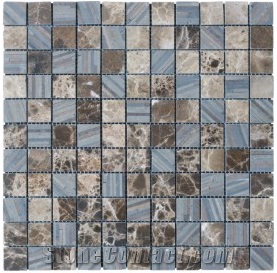 Marble Hexagon Mosaic