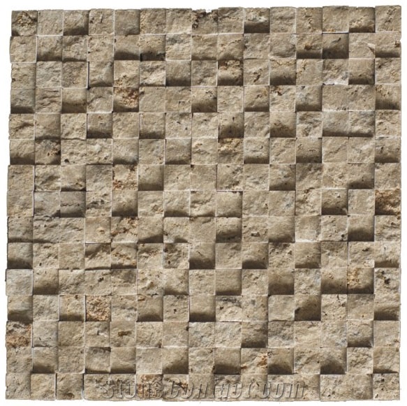Noce Travertine Mosaic