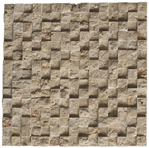 Noce Travertine Mosaic