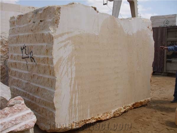 Sunny Golden Marble Block, Egypt Yellow Marble