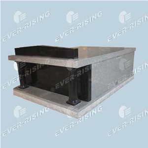Absolute Black Granite Mausoleum Crypts
