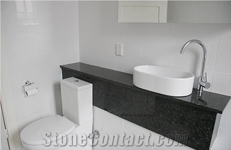 Vanity Top in Granite Ocean Green