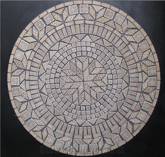 Engraved Stone Mosaics Medallions