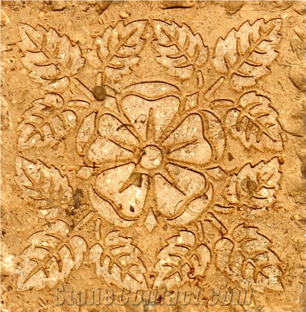 Engraved Stone - Rose