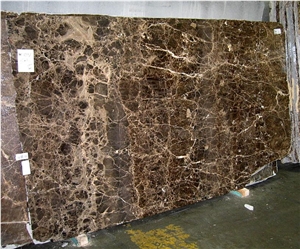 Dark Emperador Marble Slab, Spain Brown Marble