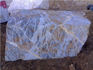 Blue Jeans Marble Blocks, Turkey Blue Marble