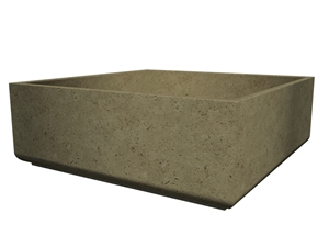 Square Cast Stone Planter - AAPL003 Square Cast Stone Planter - AAPL003