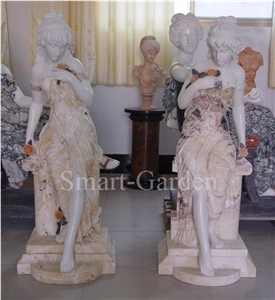 Perlatino Beige Marble Sculpture