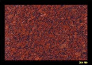 Gem Red Granite Slabs & Tiles, India Red Granite