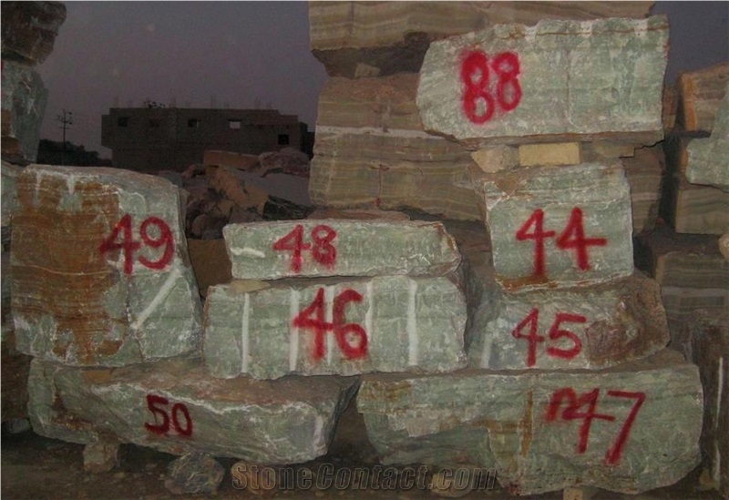 Pakistan Green Onyx Block
