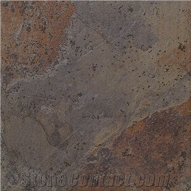 Slate Tiles Of Various Colors, Limestone Tiles