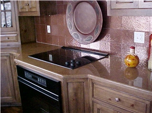 Caesarstone Quartz Kitchen Countertops, Brown Quartz Kitchen Countertops
