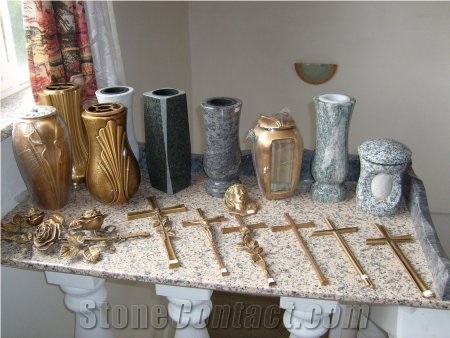 Granite Urn,Tombstone Accessories