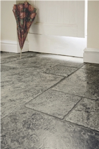Distressed Ash Grey Random Travertine
