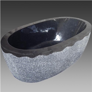 Shanxi Black Granite Bath Tub