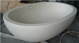 White Marble Bathtub