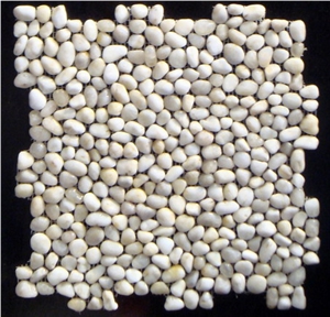 White Pebble Mosaic Tile White Pebble Mosaic Tile