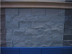 China White Sandstone Mushroom Stone Wall