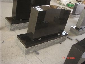 Shanxi Black Granite Headstone