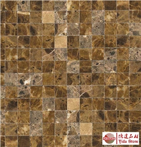 Emperador Marble Mosaic