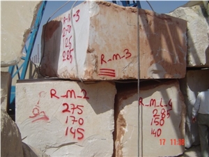 Beige Limestone Block Beige Limestone Block