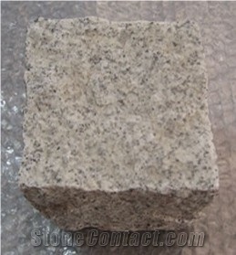 Yellow Granite Cobble Stone